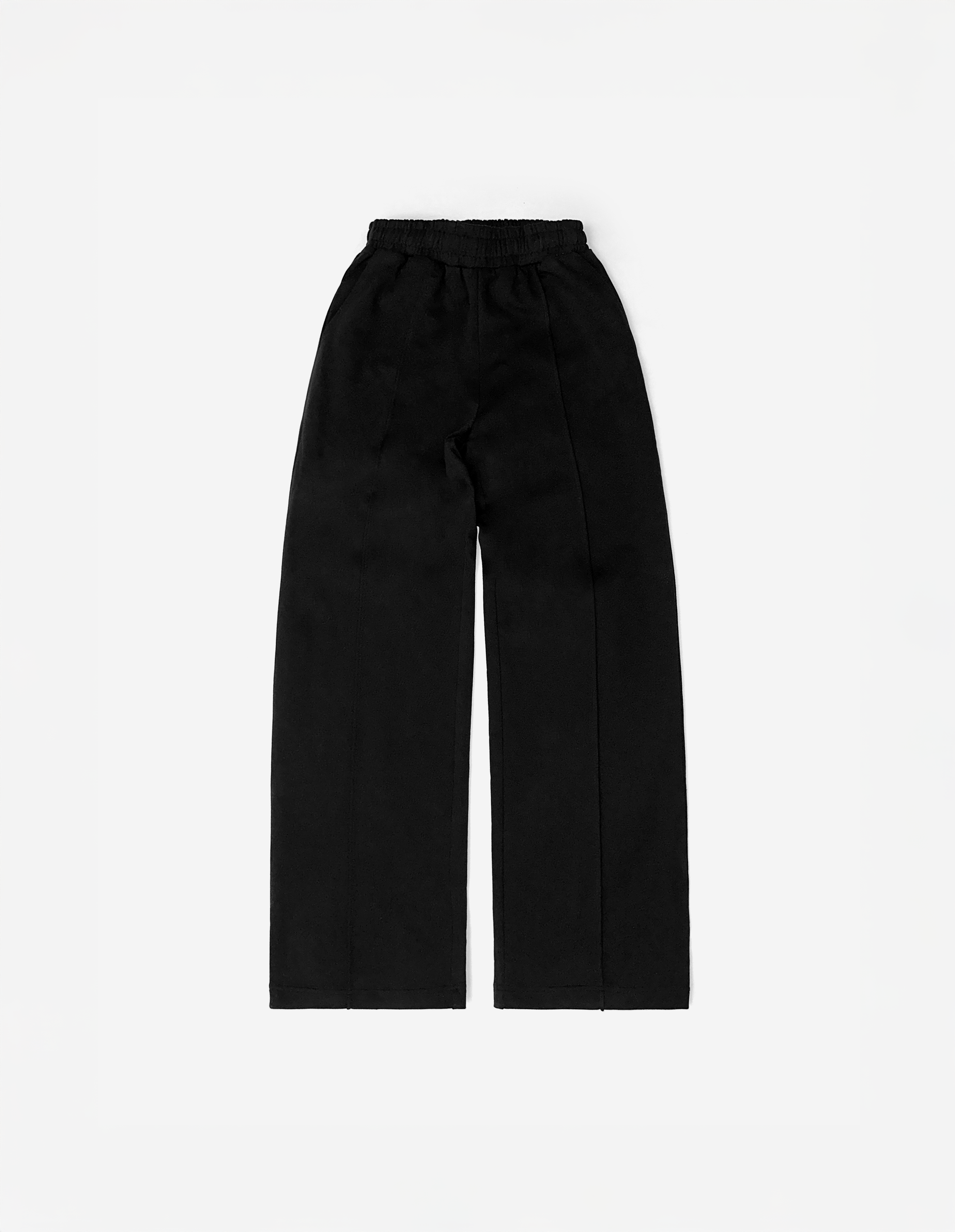 French Terry Pintuck Sweatpants (Blue + Black + Grey)