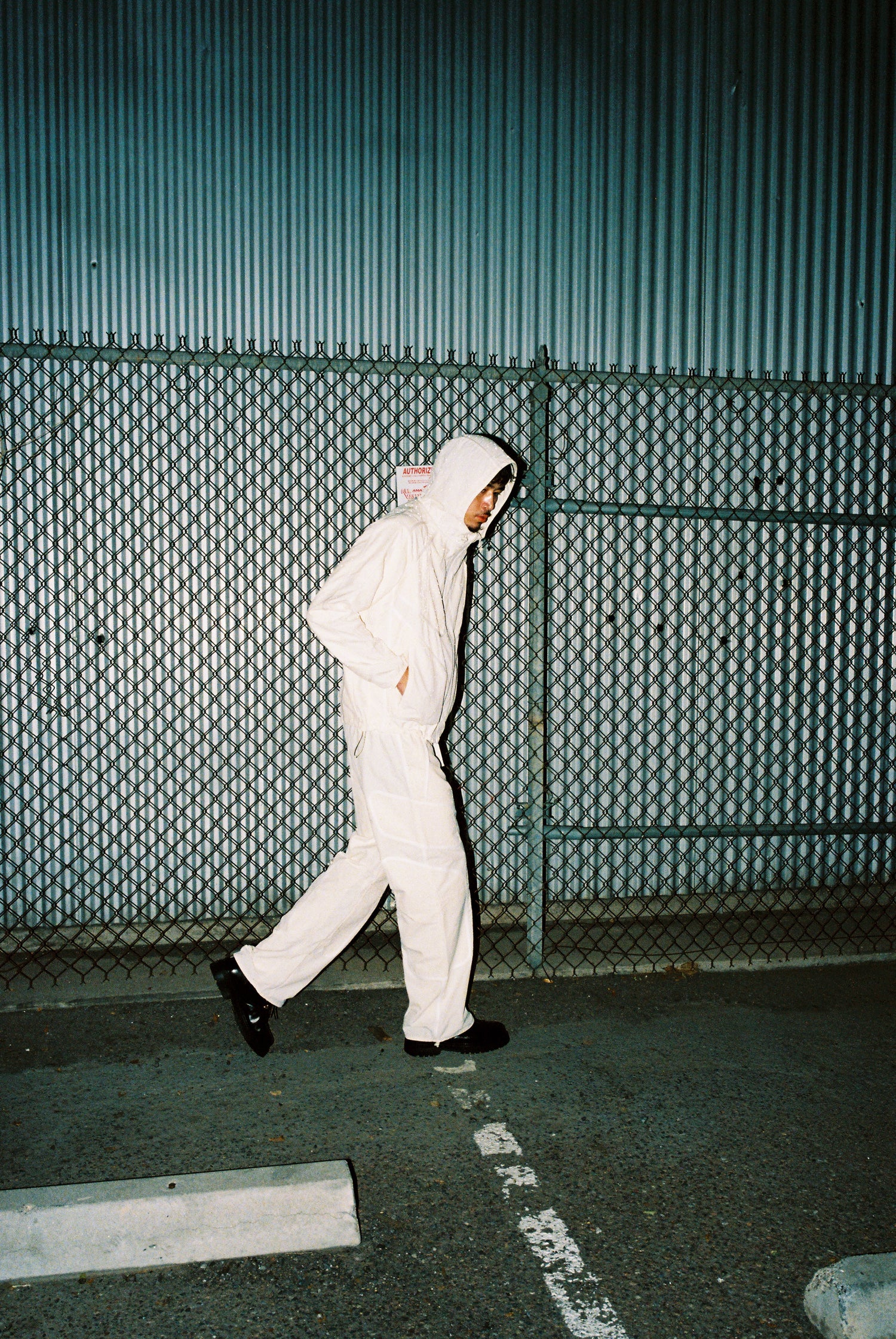 Nylon Pants (Cream)