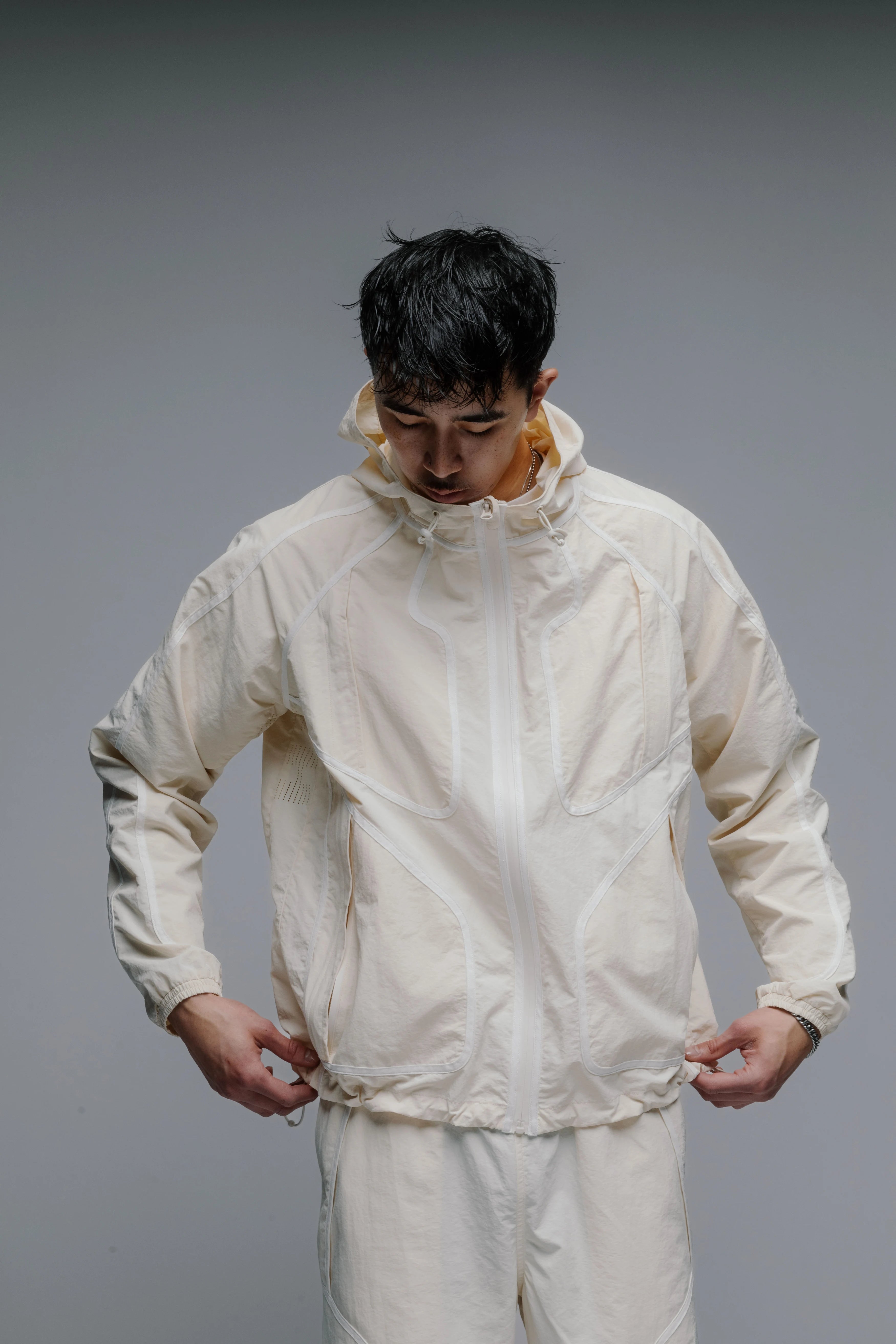 Nylon Jacket (White/Cream)
