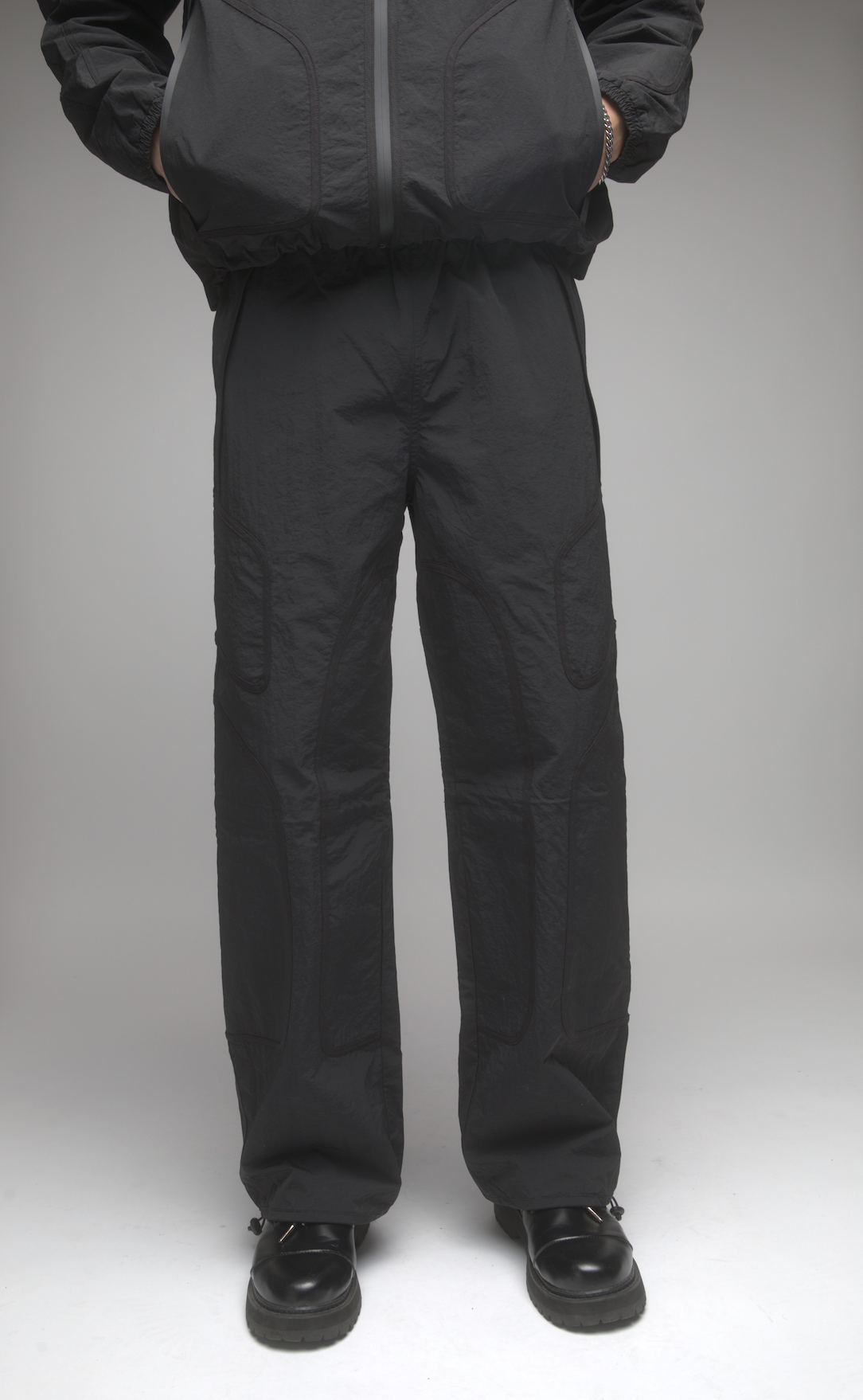 Nylon Pants (Black)