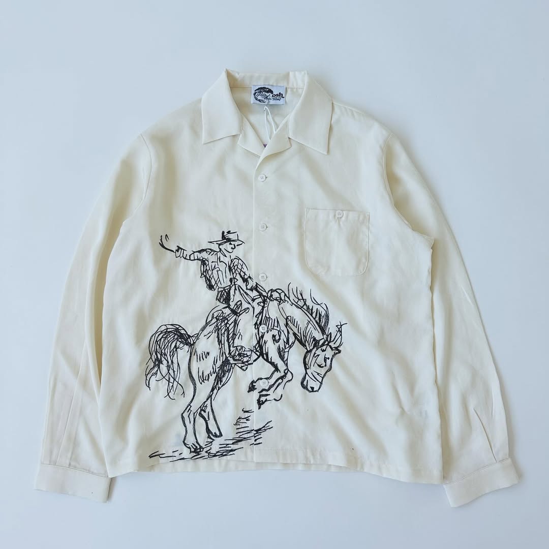 (Made-To-Order) Tencel Cowboy Long-Sleeve Button Up